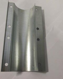 Tube coupling 75mm short half galv M&M